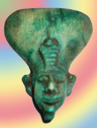King Akhnaton Head,  Egyptian Pharaonic Items,  High Quality Re - Production photo