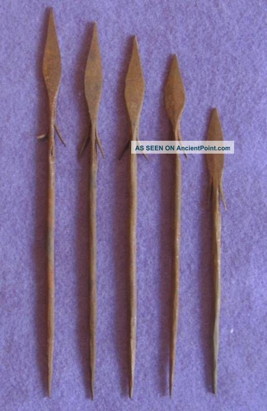 5 Iron Age Spears Bura Civilization 800 - 1000 Yrs Old Other photo
