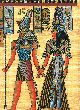 Egyptian Papyrus Handmade Painting 60x40 Size Egyptian photo 1