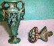 Pharaonic Egyptian 2 Pieces Jar With Cover,  Egyptian Collectables. Egyptian photo 5