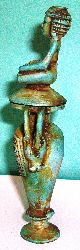 Pharaonic Egyptian 2 Pieces Jar With Cover,  Egyptian Collectables. Egyptian photo 4