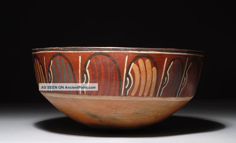 Published Pre Columbian Earthenware Nazca Polychrome Bowl The Americas photo