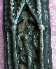 Interesting Gothic Pewter Item With A Wildeman,  15th,  C Other photo 1