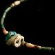 Ancient Egyptian Green Faience Amulet Bead Agate Necklace 1000 Bc Jewellery E33 Egyptian photo 1