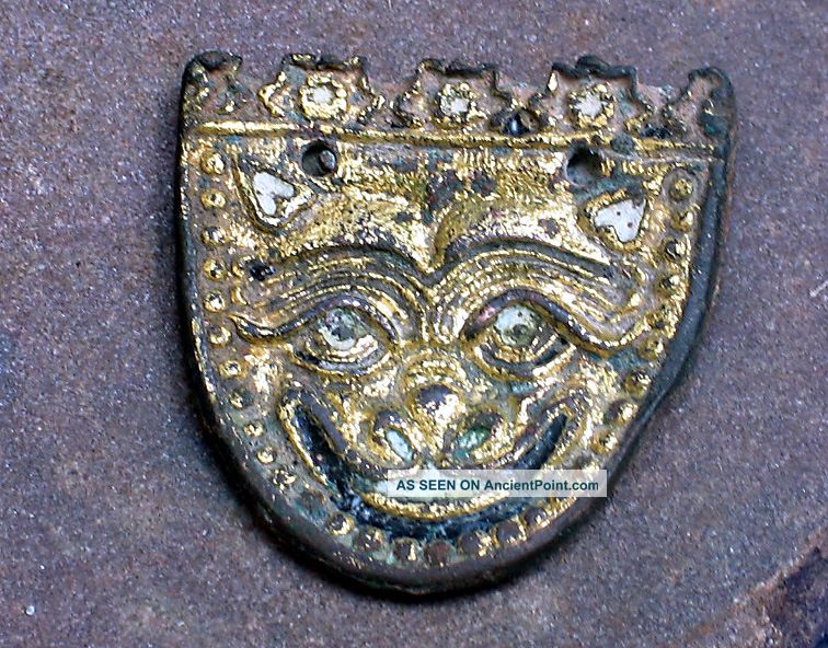 Quality Belt End With A Lionhead Decor.  Spain. Other photo