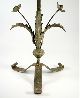 Antique Spanish Colonial Painted Iron Tin Candlestick The Americas photo 5
