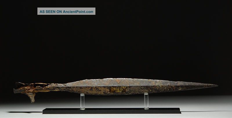 Ancient Frankish Late Roman - Dark Age Iron Spear Viking photo