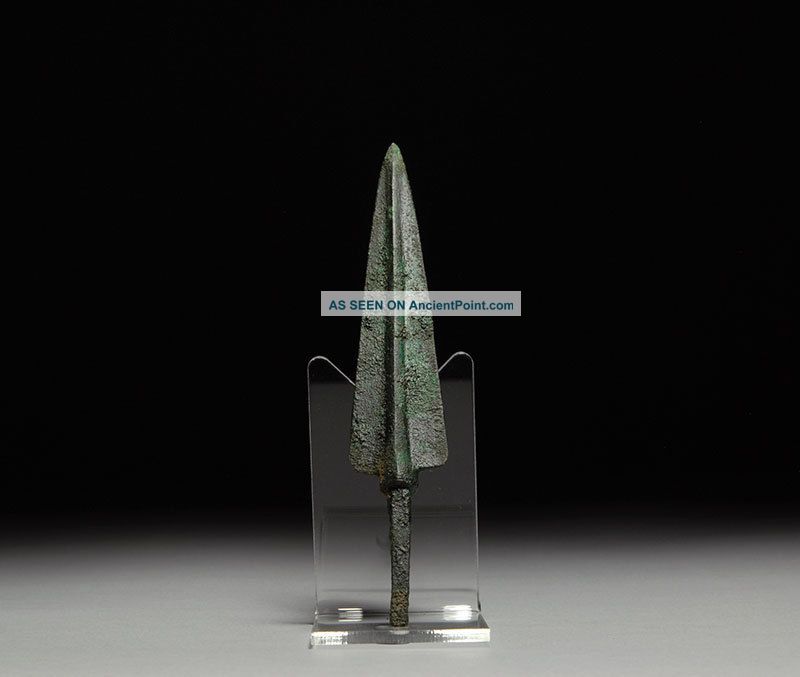 Ancient Persian Near Eastern Bronze Age Long Arrow / Spear Head Weapon Near Eastern photo