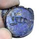 Roman Era Lapis Lazuli Carved Circular Pendant Circa: 2nd - 4th Century Ad European photo 1