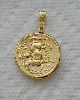 Zeus,  King Of The Gods,  Minted By Philip Ii,  24k Gold Plated Coin Pendant Greek photo 1