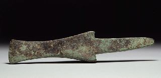 Ancient Luristan Bronze Age Chisel Wood Tool - 900 B.  C. photo
