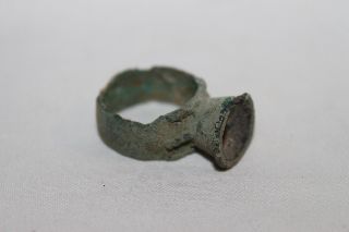 Ancient Greek Bronze Ring 4th Century Bc photo
