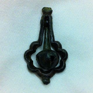Medieval.  Bronze Horse Pendent With Bell.  14th Century photo