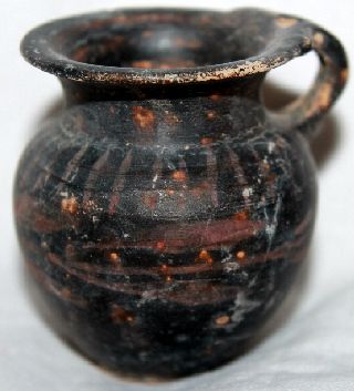 Ancient Greek Pottery Xenon Olpe 4th Century Bc photo