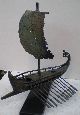 Trireme - Bireme - Penteconter - Bronze Item - Ancien​t Greek Ship - Hand Made Greek photo 4