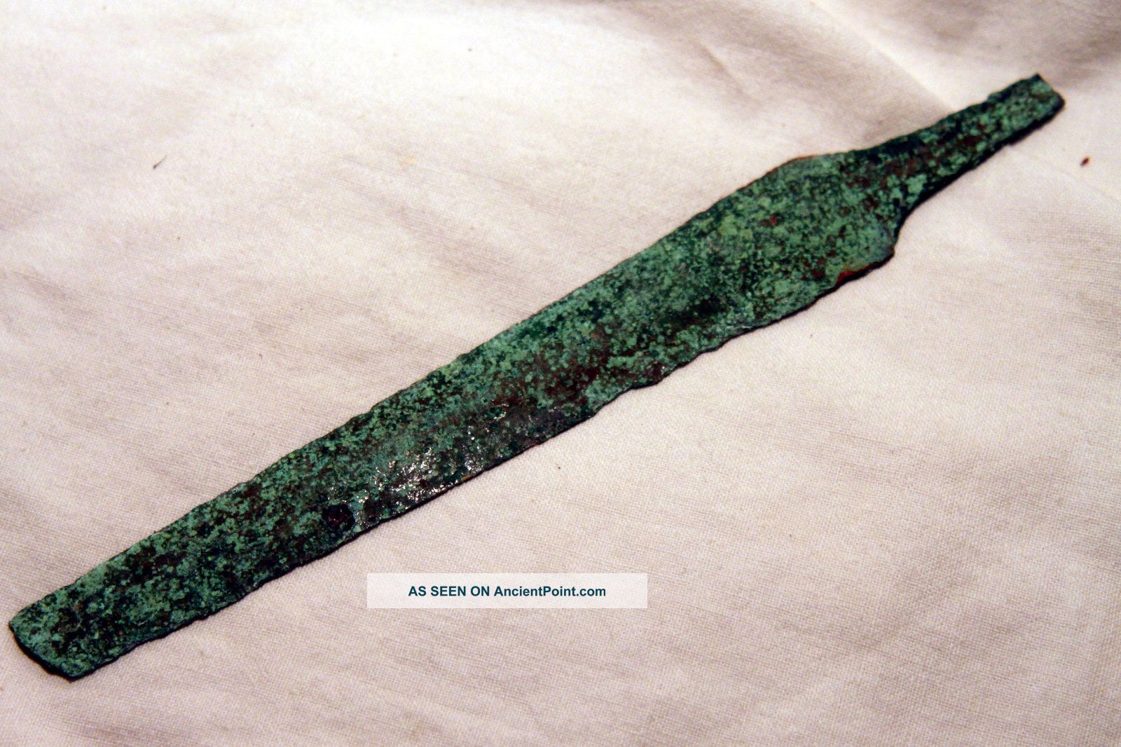 Ancient Greek Bronze Spearhead 8/7th Century Bc Greek photo