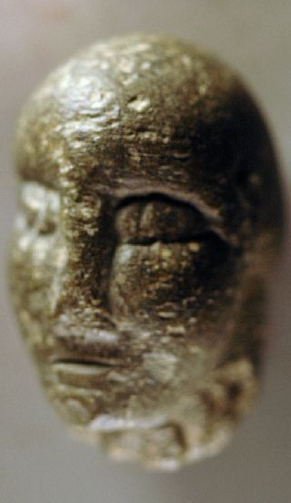 Head,  Iron Age Levantine Stone Over 2000 Years Old photo
