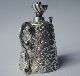 Silver Goldsmith Ottoman Unusual Instrumaent Oil Lamp Pitcher Miniature Turban Miniatures photo 3