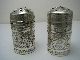 Handcrafted Solid Silver Salt & Pepper Shakers Arabic Persia Middle East Ca1900s Salt & Pepper Shakers photo 2