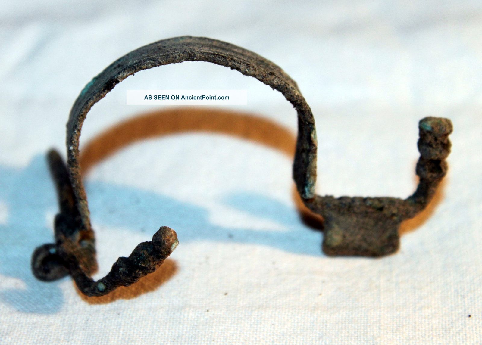 Ancient Greek Hellenistic Bronze Fibula 3rd Cent Bc Greek photo