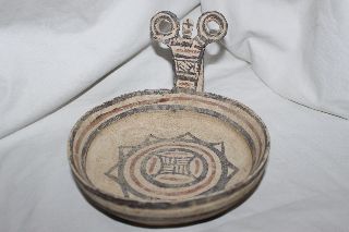 Ancient Greek Daunian Pottery Kyathos 5th Century Bc photo