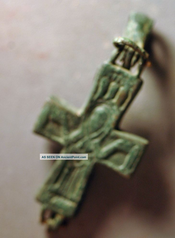 Reliquary Cross,  Byzantine Bronze Over 800 Years Old Byzantine photo
