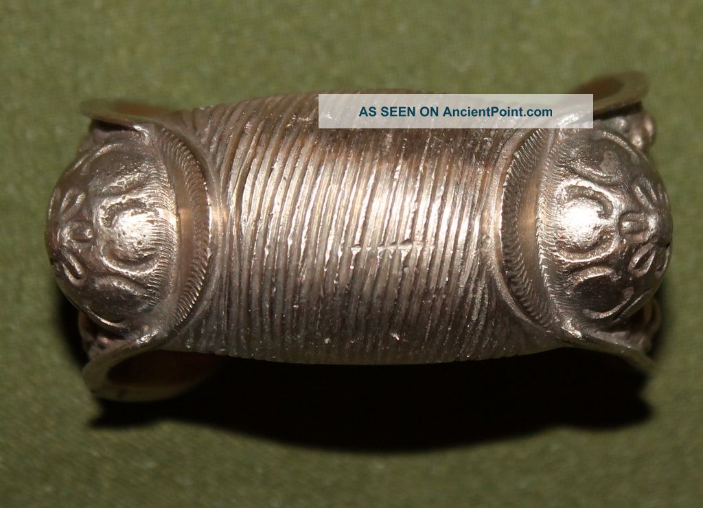 Antique Medieval Greek Folk Bronze Fertility Bracelet Greek photo