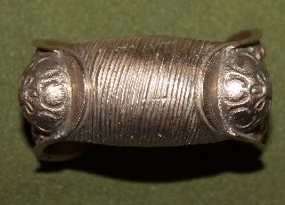 Antique Medieval Greek Folk Bronze Fertility Bracelet photo