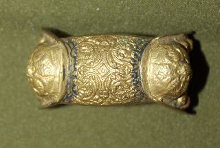 Antique Medieval Greek Brass Folk Fertility Bracelet photo