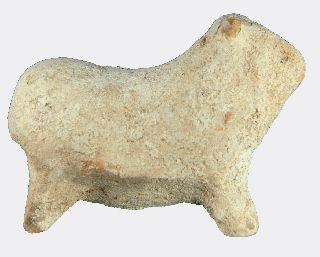 Greek Votive Pottery Bull photo