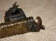 19 C Antique Brass Pen Case W/inkwell Sealed In Ottoman Qalamdan Divit Turkish Islamic photo 3