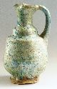 Antique Turquoise Glaze Ceramic Jug Middle East photo 6