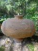 Antique Chinese Han Dynasty Cocoon Terracotta Jar Circa 206 Bc - 220ad Far Eastern photo 1