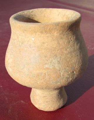 Authentic Ancient Roman Uncleaned Pottery Vessel 5417 photo