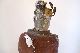 12th Or 13th Century Oriental Terracotta Figurine,  Gilded Decoration. Other photo 3