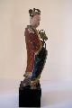 12th Or 13th Century Oriental Terracotta Figurine,  Gilded Decoration. Other photo 7