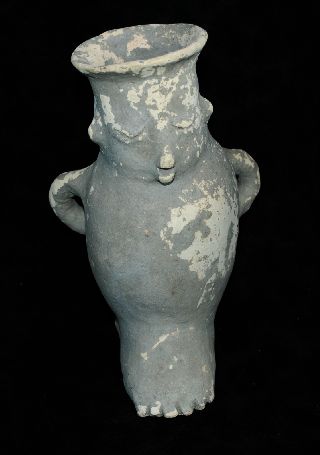 Rare Pre - Columbian Figural Haustec Pottery Vessel - Mexico - Ex - Museum - photo