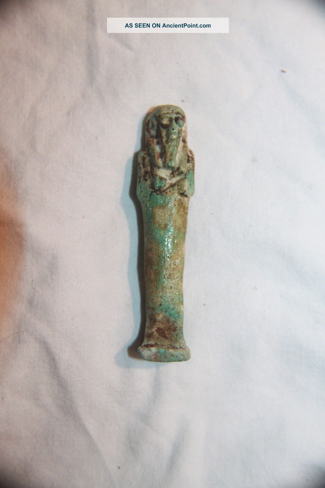 Ancient Egyptian Faience 30th Dyn Ushabti Egyptian photo