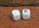 Two 18th Century Porcelain Dice Other photo 2