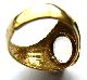 Medieval English Gold Gilt Ring Citrine Quartz Circa: 16th Century Uncategorized photo 3