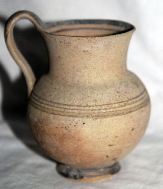 Quality Ancient Greek Pottery Hellenistic Olpe 3rd Century Bc Wine Cup photo