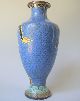 Cloisonne Vase Ancient Chinese Cobaltblue Dragon 5claws Far Eastern photo 7
