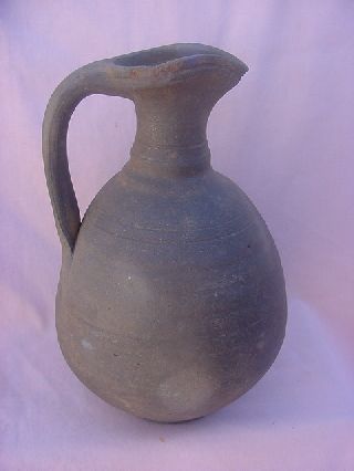 Exceptional Pre - Roman Greek Ceramic Decanter Iv - Iii Bc photo