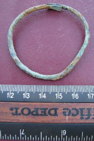 Ancient Roman To Medieval Period Bronze Bracelet 5080 photo