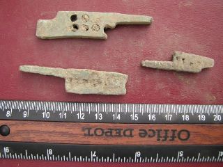 3 Medieval / Roman Lock Bolts  1503 photo