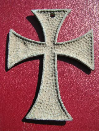 Reproduction Late Medieval Bronze Cross 5587 photo