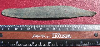Authentic Ancient Bronze Age Large Knife Blade 5615 photo