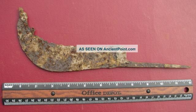 Roman To Medieval Period Iron Farm Hook Or Sickle 2774 Roman photo