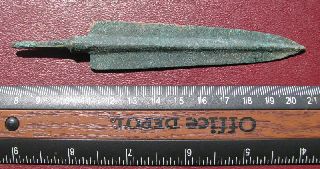 Reproduction Persian Bronze Spearhead Spear Rt 19 - 1 photo