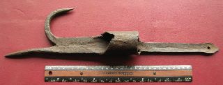 Ancient 15th C.  Guisarme Halberd Type Pole Arm Rt 89 photo